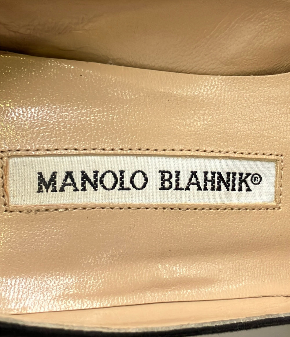 MANOLO BLAHNIK パンプス ハイヒール スエード レディース SIZE 36 マノロブラニク