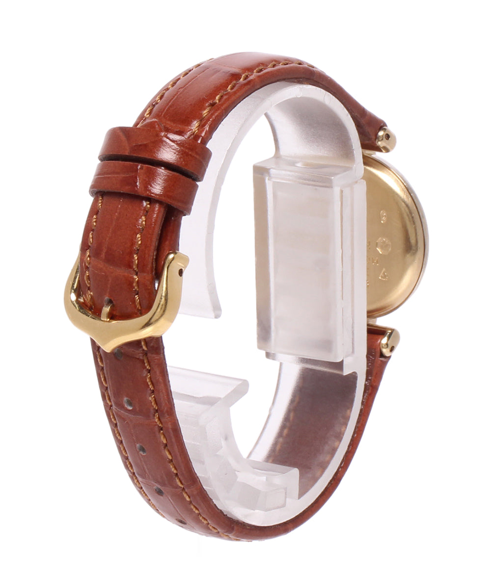 Cartier 腕時計 SV925 マスト コリゼ ヴェルメイユ マスト ドゥ カルティエ クオーツ ホワイト 590002 レディース カルティエ
