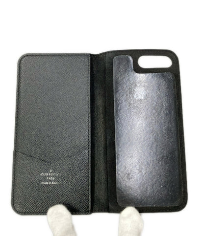 LOUIS VUITTON スマホケース iPhone 7 Plus 8 Plus フォリオ モノグラム エクリプス M62641 ユニセックス ルイ・ヴィトン