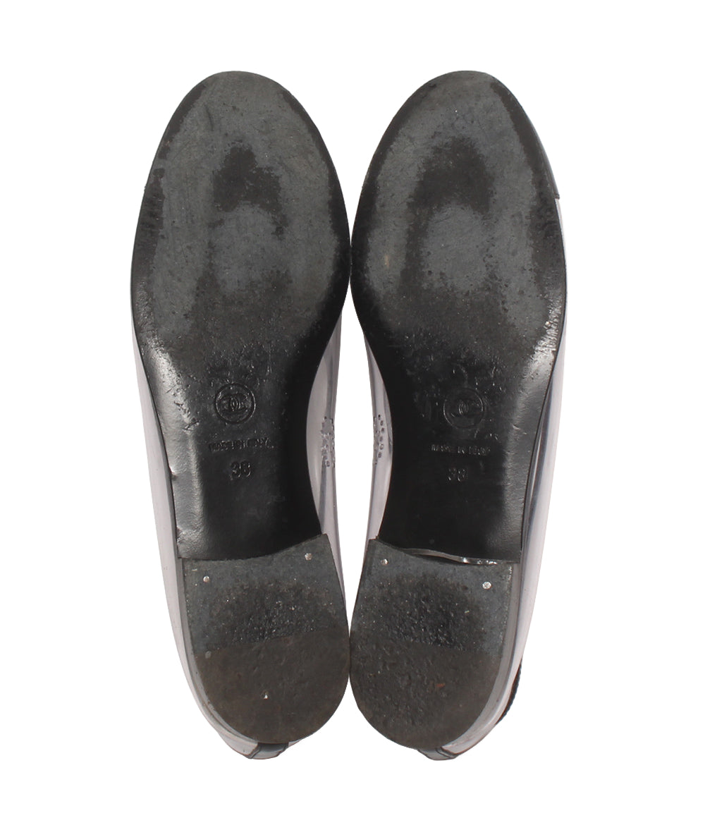 CHANEL ローヒールパンプス バレーシューズ スケルトン レディース SIZE 38 シャネル