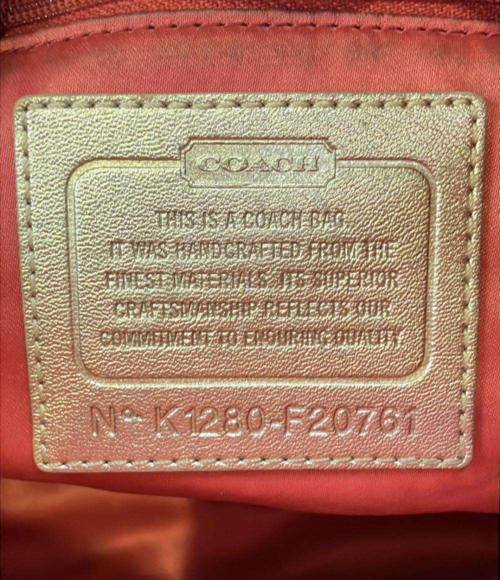訳あり COACH 2WAY ハンドバッグ ショルダーバッグ 斜め掛け ラージシグネチャー F20761 レディース コーチ