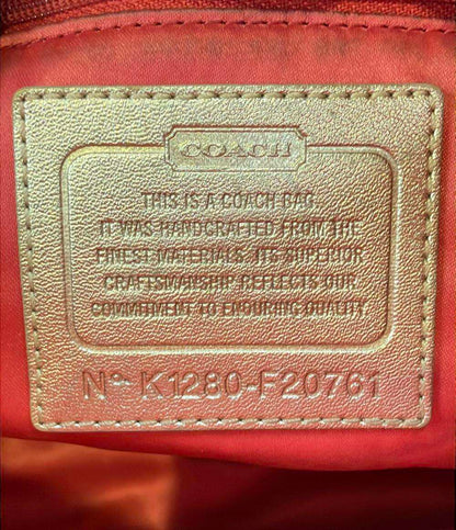 訳あり COACH 2WAY ハンドバッグ ショルダーバッグ 斜め掛け ラージシグネチャー F20761 レディース コーチ