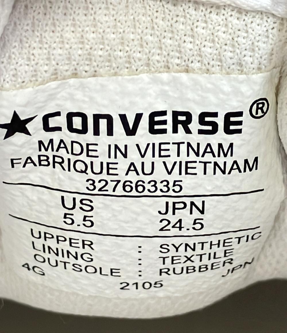 美品 コンバース ローカットスニーカー CV V-C SL OX 32766335 レディース SIZE 24.5 (L) CONVERSE