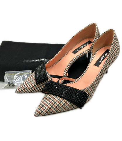 Rochas ポインテッドトゥパンプス レディース SIZE 38 ロシャス