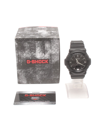 美品 CASIO 腕時計 G-SHOCK 電波ソーラー ソーラー ブラック GAW-100B メンズ カシオ