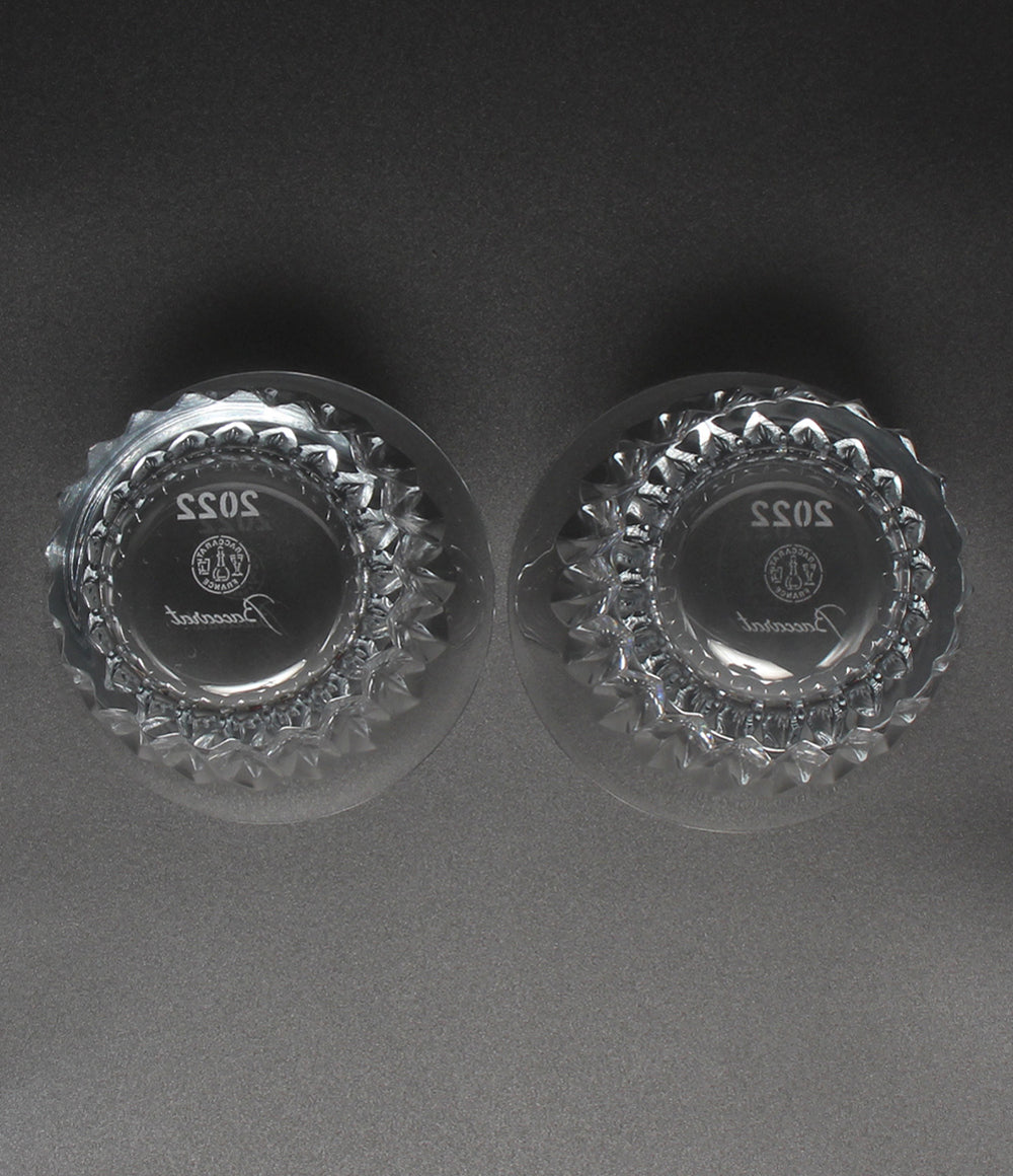 美品 Baccarat イヤータンブラー グラス 2点セット ペア 2022 クリスタ バカラ