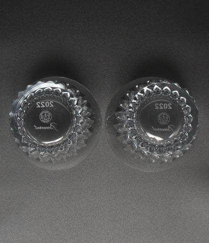 美品 Baccarat イヤータンブラー グラス 2点セット ペア 2022 クリスタ バカラ