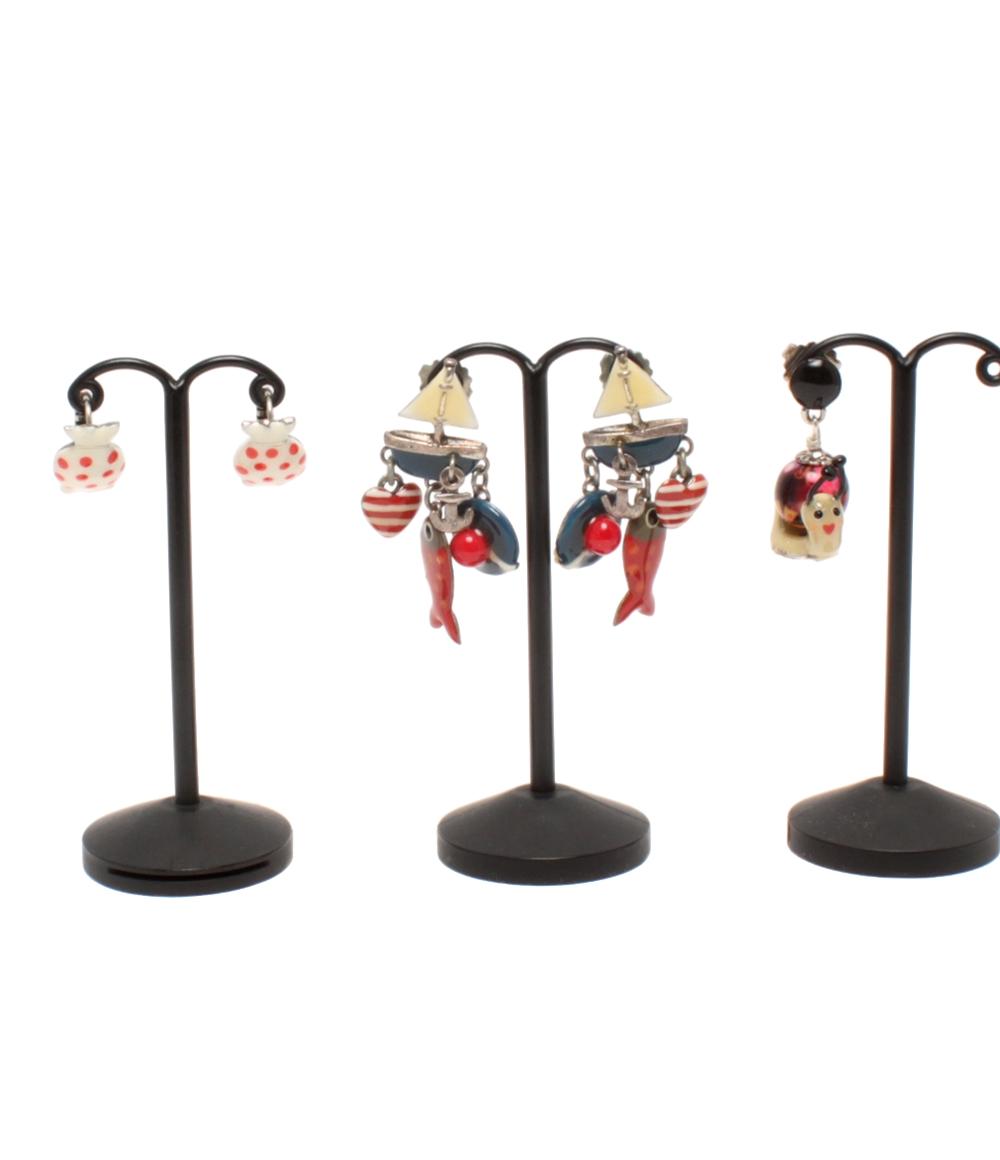 TARATATA ピアス ブレスレット リング指輪  ケーキモチーフ 魚モチーフ ロブスターモチーフ カタツムリモチーフ 8点セット レディース タラタタ