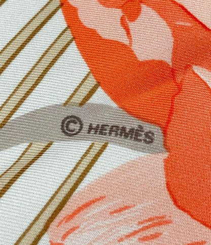 エルメス スカーフ カレ90 シルク100% 芍薬 Les Pivoines レディース HERMES