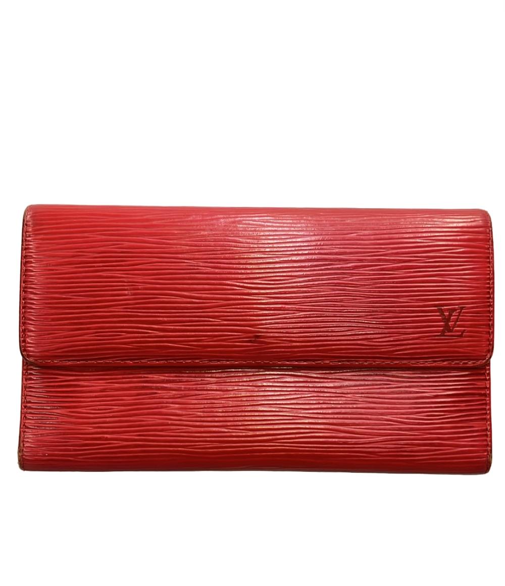 LOUIS VUITTON 長財布 ポルトトレゾール インターナショナル エピ M63387 レディース メンズ ルイ・ヴィトン