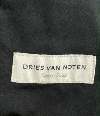 美品 DRIES VAN NOTEN ノーカラーリボンバルーンジャケット 01-158-05-017541 レディース ドリスヴァンノッテン