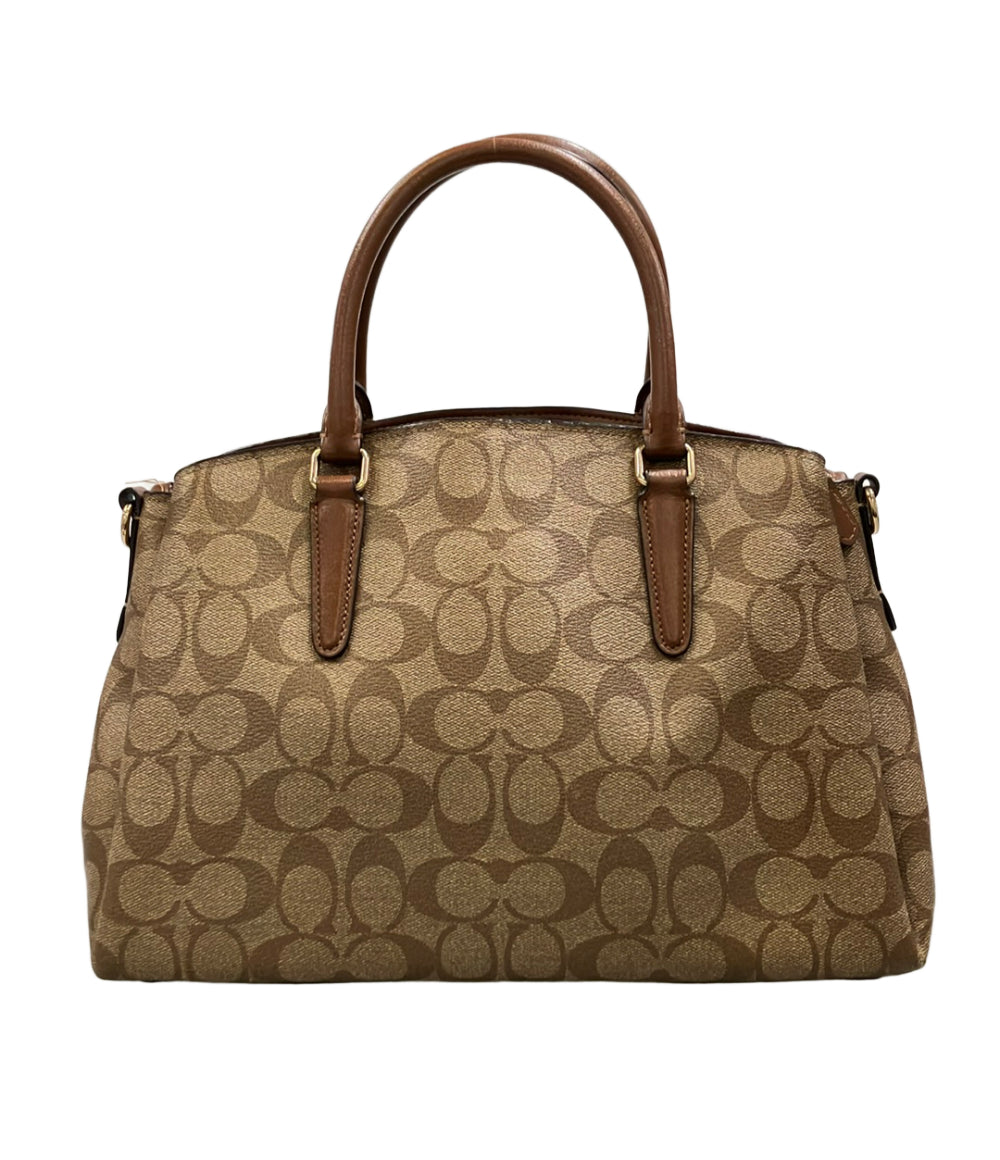 COACH ハンドバッグ セージ キャリーオール シグネチャー F29683
