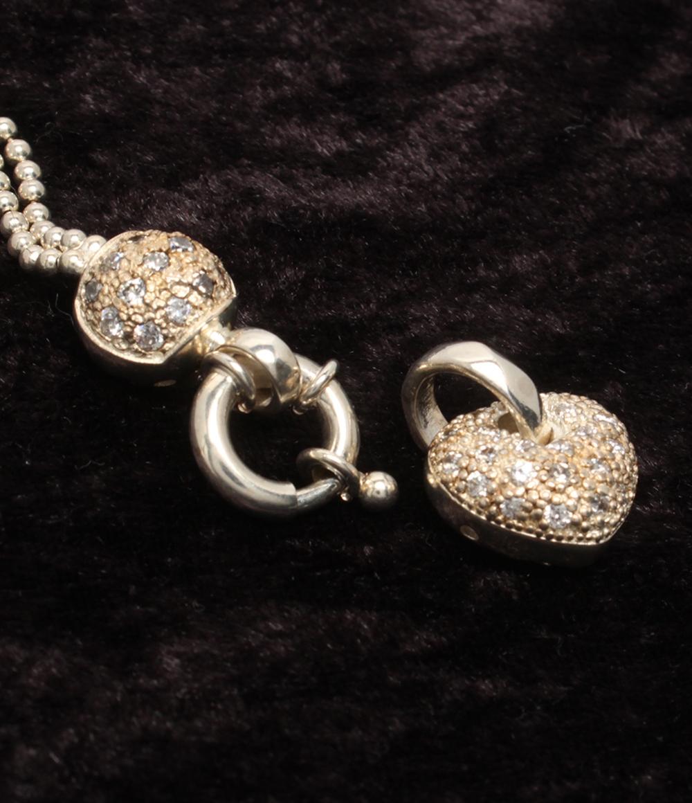 Folli Follie ネックレス SV925 ハートモチーフ レディース フォリフォリ