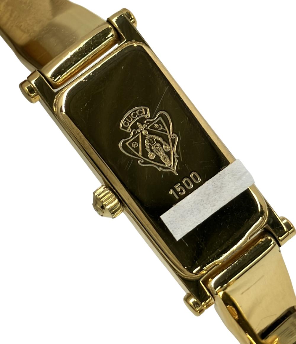 GUCCI 腕時計 クオーツ ゴールド 1500L レディース グッチ