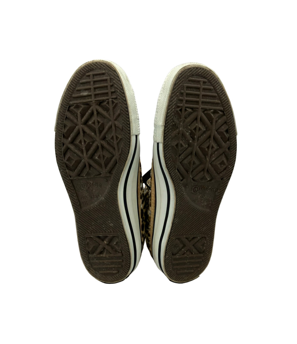 CONVERSE ハイカットスニーカー ヒョウ柄 レディース SIZE 23.5 コンバース