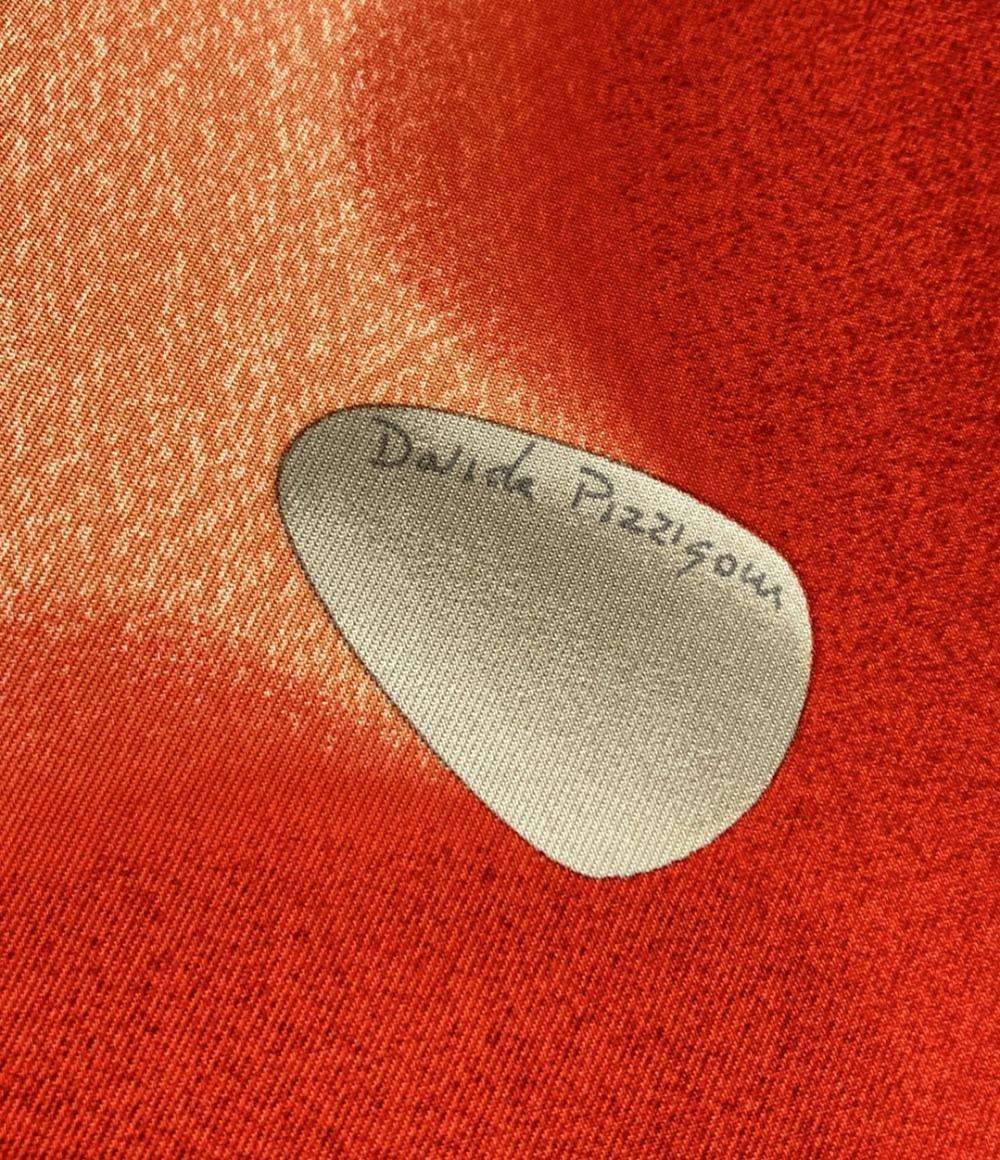 美品 ブルガリ スカーフ シルク100% レディース BVLGARI