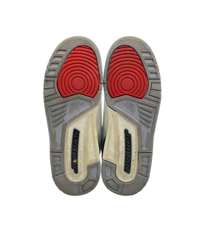 ナイキ ミドルカットスニーカー AIR JORDAN 3 RETRO GS DM0967-106 レディース SIZE 24.5 (L) NIKE