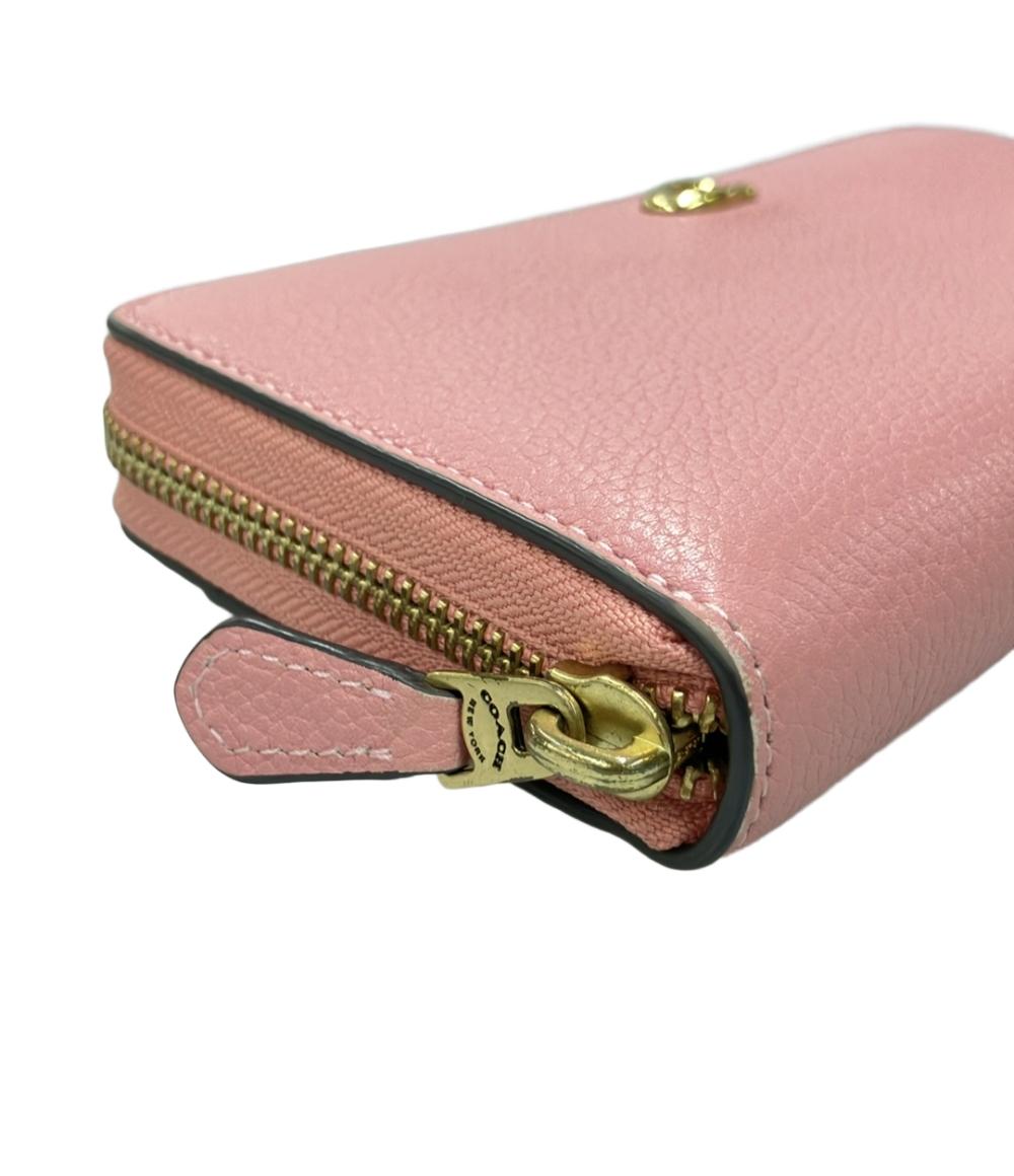 COACH ラウンドファスナー長財布 レザー CC489 レディース コーチ