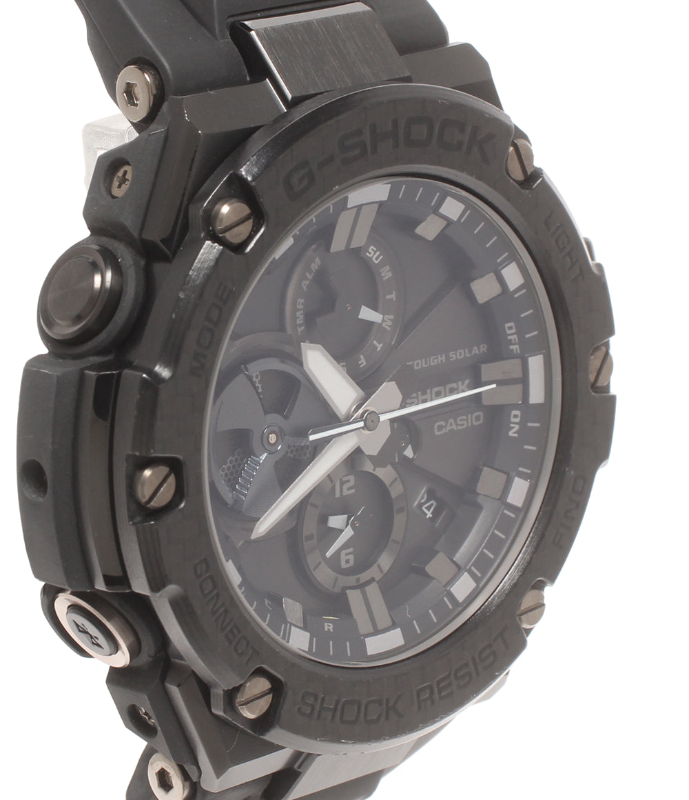 CASIO 腕時計 Bluetooth Gスチール G-STEEL 電波ソーラー G-SHOCK ソーラー ブラック GST-B100 メンズ カシオ