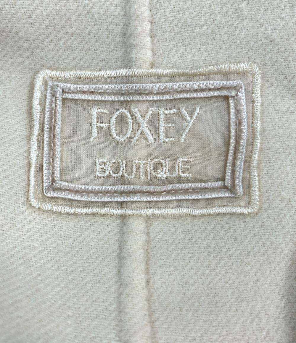 美品 FOXEY カシミアコート フォックスファー付き タグ付き 34707-ACFY10PN レディース フォクシー