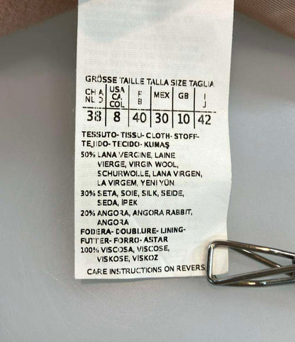 MAX MARA Studio チェスターコート シルクアンゴラ混ダブルチェスターコート ベルテッドコート 60161733000 レディース SIZE 42 (L)