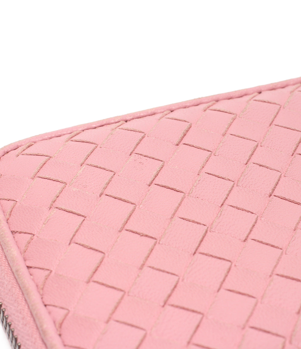 BOTTEGA VENETA ラウンドファスナー長財布 イントレチャート レディース ボッテガ・ヴェネタ