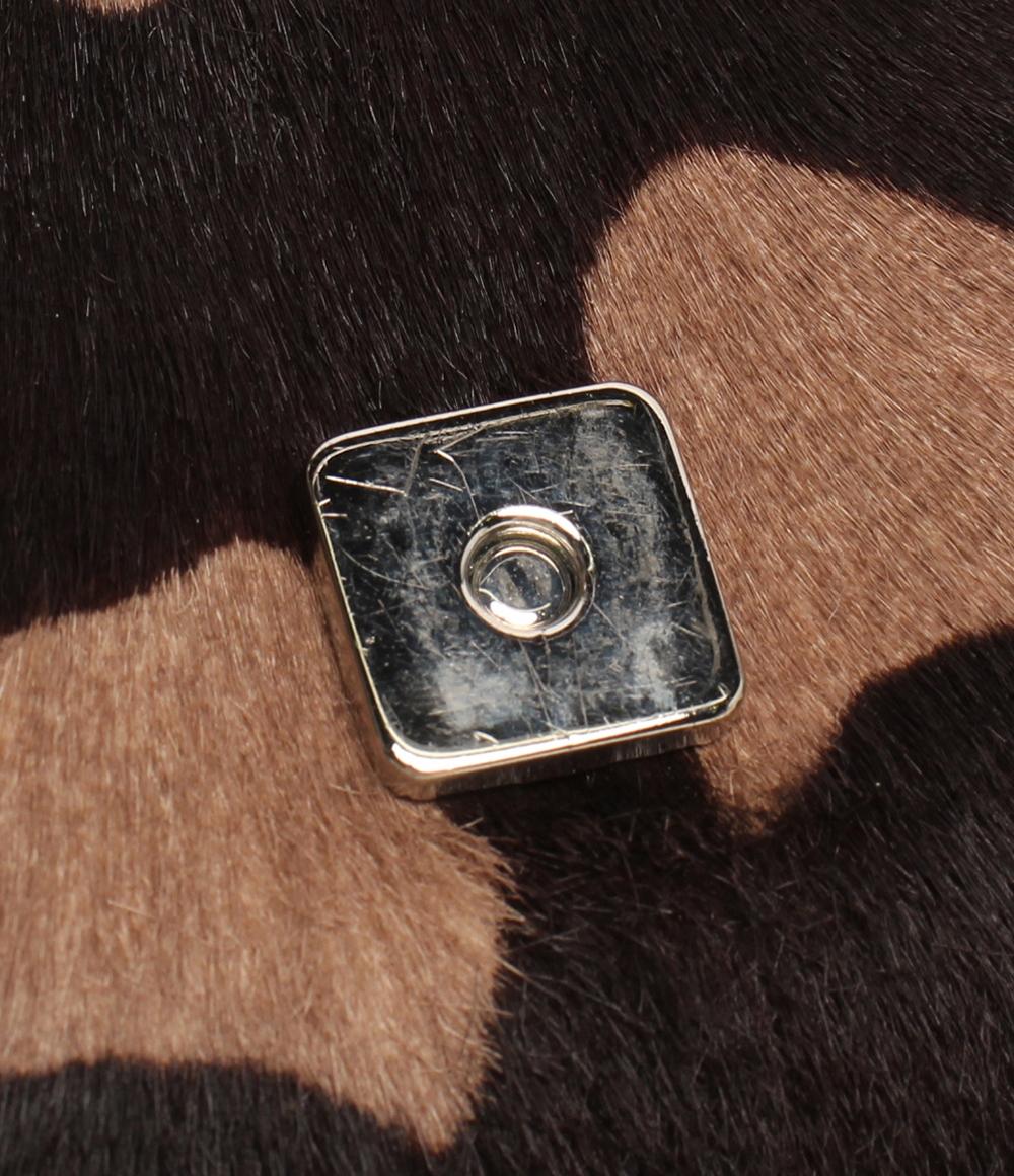 美品 TOD’S 2way ハンドバッグ ショルダーバッグ 肩掛け 斜め掛け ハラコ レディース トッズ