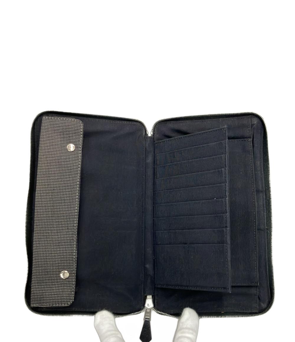 HERMES ラウンドファスナー長財布 パスポートケース エールライン