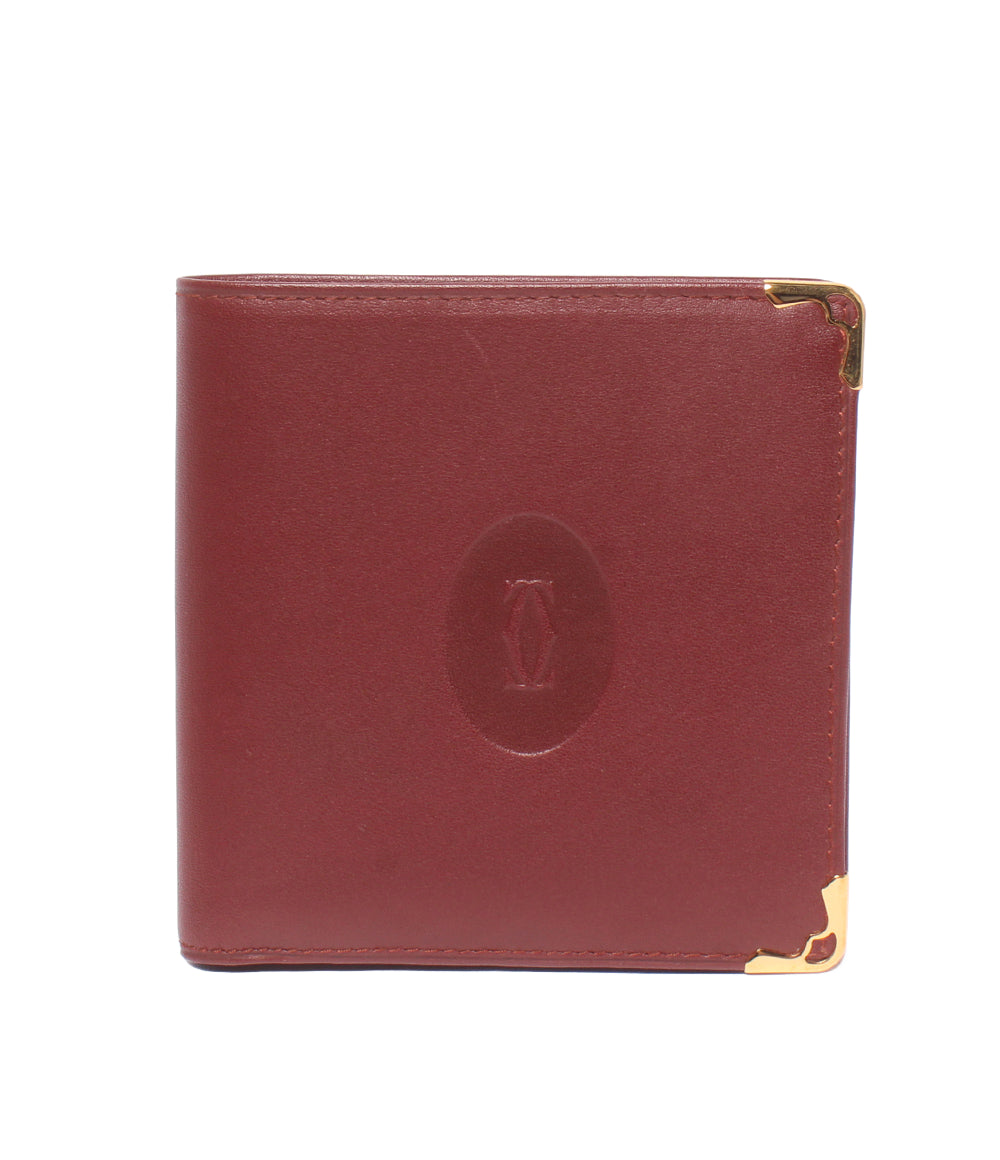 Cartier 二つ折り財布 マスト ドゥ カルティエ メンズ カルティエ