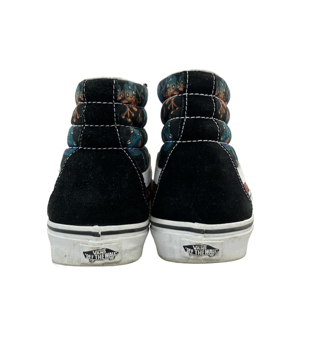 VANS ハイカットスニーカー ドクロ キノコ TRIPPY DRIP BLACK MULTI メンズ SIZE 28.0 (XL) バンズ