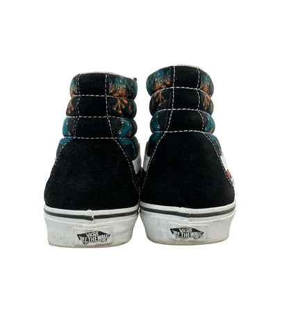 VANS ハイカットスニーカー ドクロ キノコ TRIPPY DRIP BLACK MULTI メンズ SIZE 28.0 (XL) バンズ