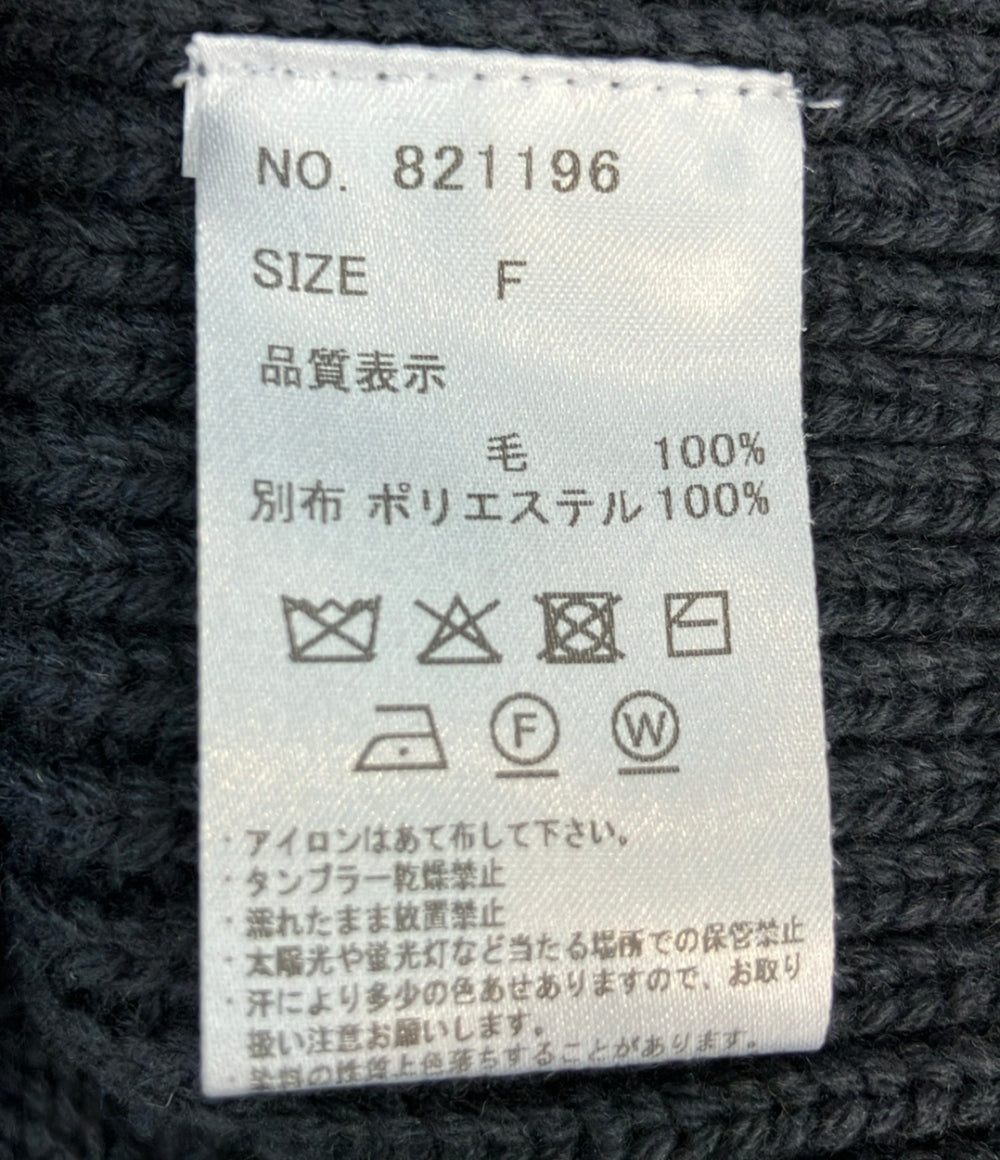 VEVIRED 長袖ニット ドッキング シソラス 821196 レディース SIZE F (M) ヴェビレッド