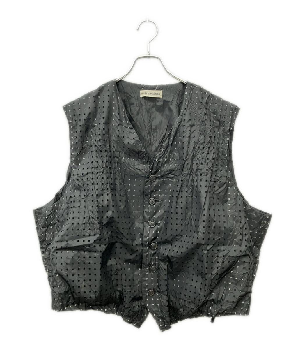 ISSEY MIYAKE MEN パンチング加工 ジレ メンズ SIZE M