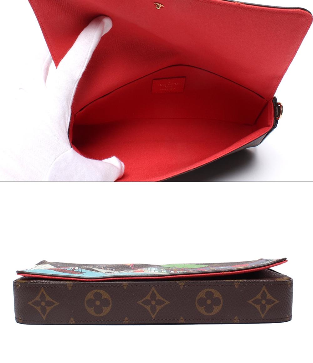 LOUIS VUITTON チェーンショルダーバッグ チェーンウォレット ポシェット ヴィヴィエンヌ ポシェット・フェリシー レディース ルイ・ヴィトン