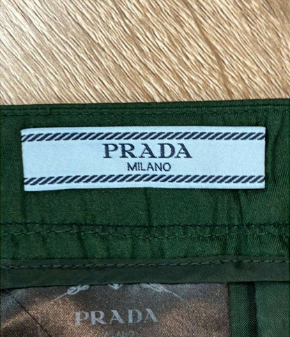 PRADA プリーツフレアスカート グリーンカラー 2017年 レディース SIZE 38 (M) プラダ