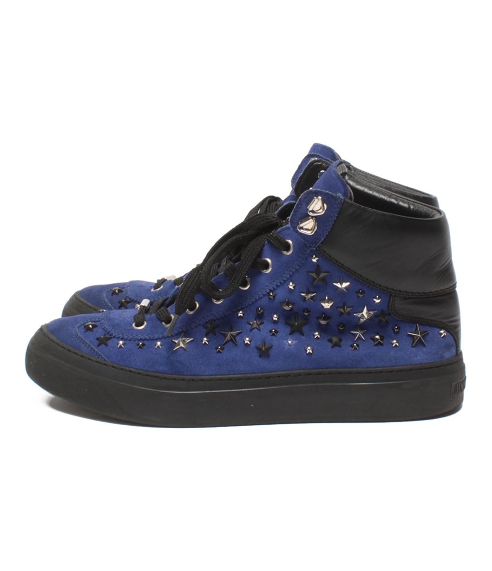 Jimmy Choo ハイカットスニーカー スタースタッズ メンズ SIZE 42 26