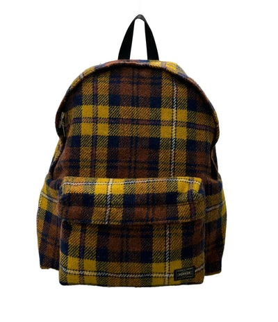 PORTER HARRIS TWEED リュック デイパック チェック柄 メンズ ポーター ハリスツイード