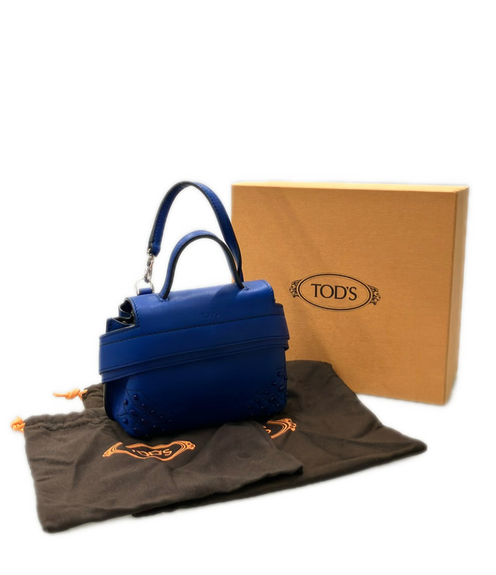 美品 TOD’S ハンドバッグ ショルダーバッグ ミニ 2WAY 斜め掛け レザー レディース トッズ