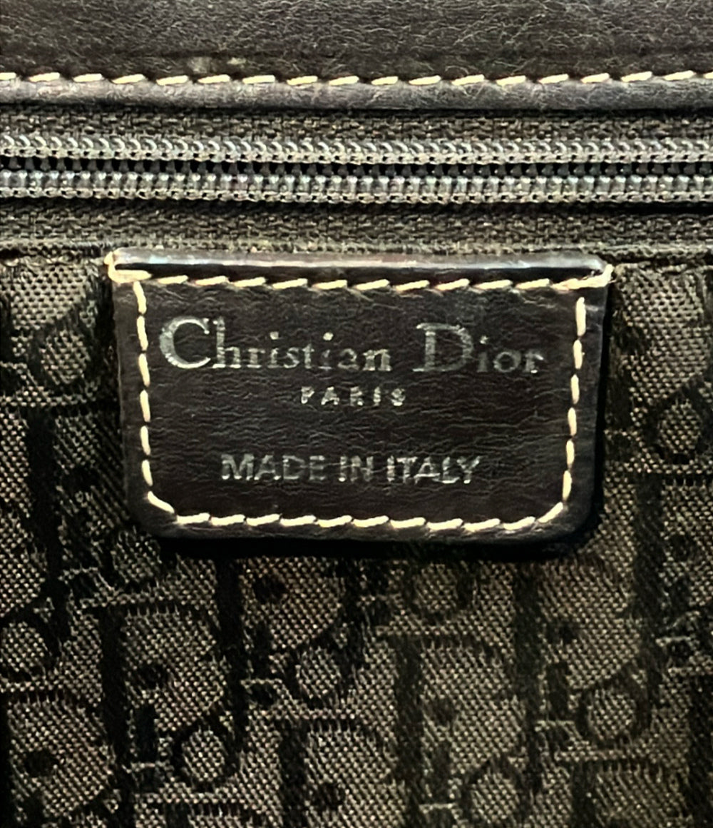 Christian Dior レザー ハンドバッグトートバッグ レディース クリスチャンディオール