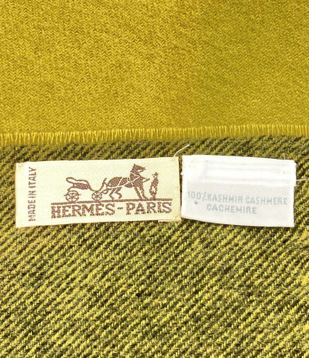 HERMES マフラー カシミヤ100% レディース メンズ エルメス