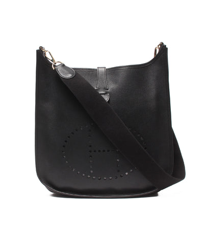 HERMES ショルダーバッグ  □I刻印 斜め掛け ゴールド金具 ヴォーエプソン エブリン1GM レディース メンズ エルメス
