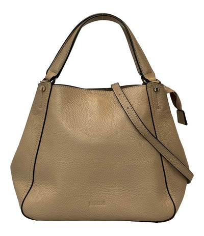 BARCOS 2way ハンドバッグ ショルダーバッグ 斜め掛け シュリンクレザー レディース バルコス