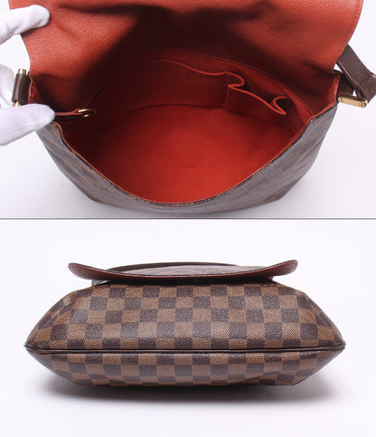 LOUIS VUITTON ショルダーバッグ 斜め掛け ミュゼット ダミエ エベヌ N51302 レディース ルイ・ヴィトン