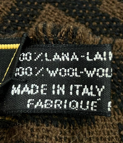 フェンディ マフラー ウール 100% ズッカ柄 レディース FENDI