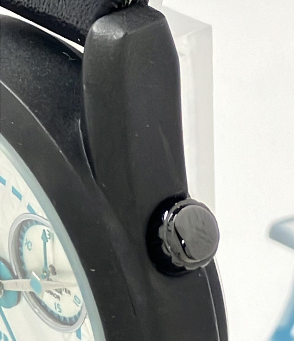 腕時計 初音ミク クオーツ シルバー メンズ XINGYUNSHI