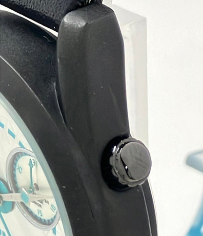 腕時計 初音ミク クオーツ シルバー メンズ XINGYUNSHI