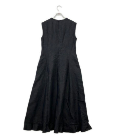 ebure リネンノースリーブラッフルワンピース レディース SIZE 36 (XS) エブール