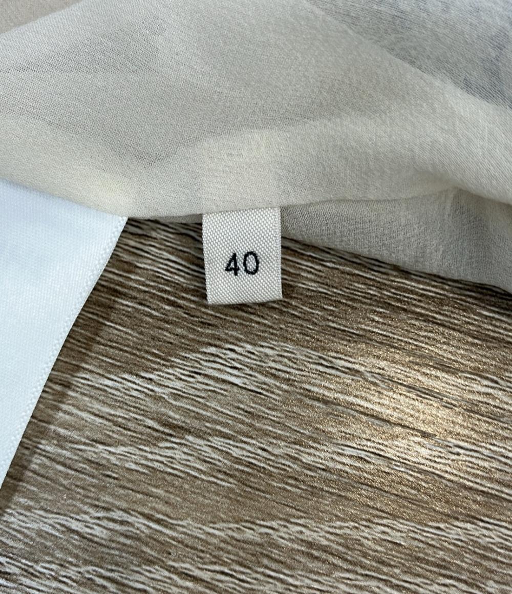 CELINE フレアスカート 花柄 シルク 2J264757L レディース SIZE 40 (L) セリーヌ