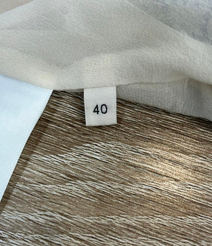 CELINE フレアスカート 花柄 シルク 2J264757L レディース SIZE 40 (L) セリーヌ