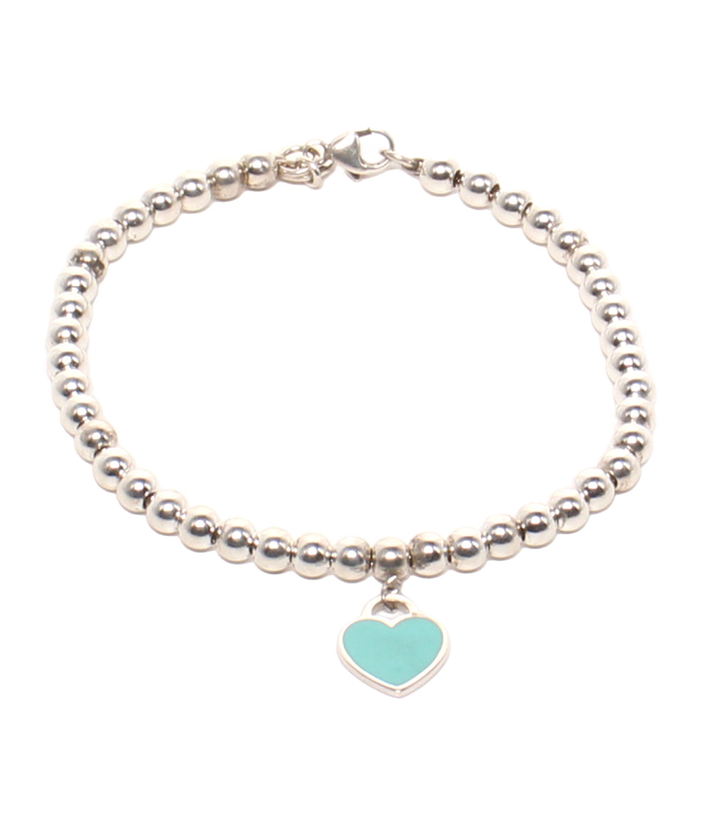 Tiffany & Co. ブレスレット SV925 リターントゥティファニー ハートタグ ボールチェーン レディース ティファニー